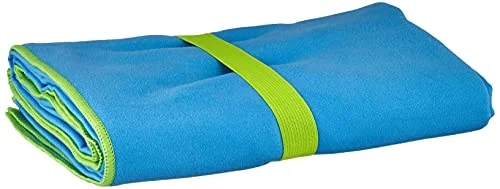 Playshoes Unisex multifunktionell handduk, badhandduk mikrofiber, 90 x 180 cm, 7 blå 4010952558821