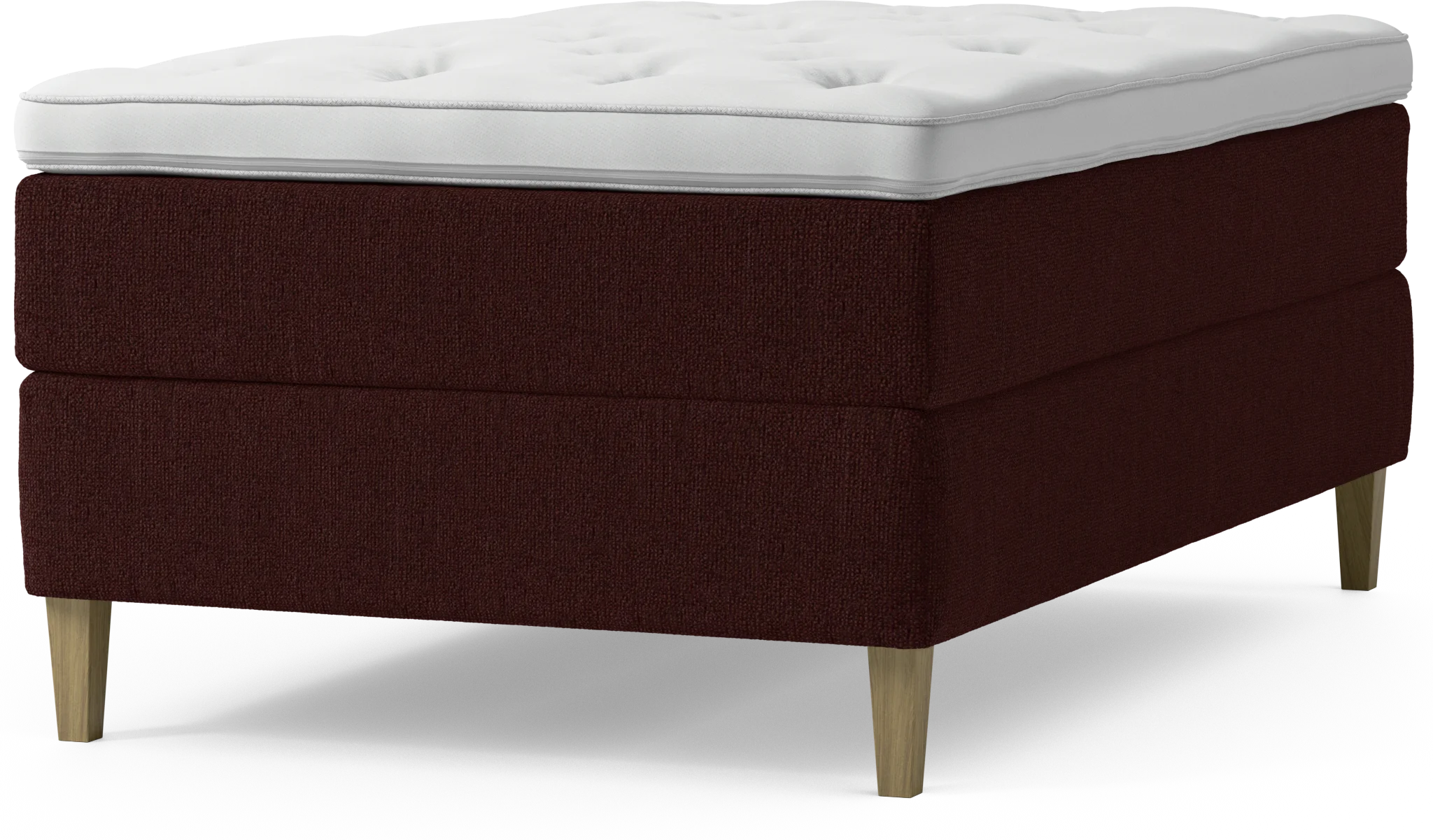 Delux Dream Kontinentalsäng, enkelsäng 120 cm med bäddmadrass och sängben eGkR0