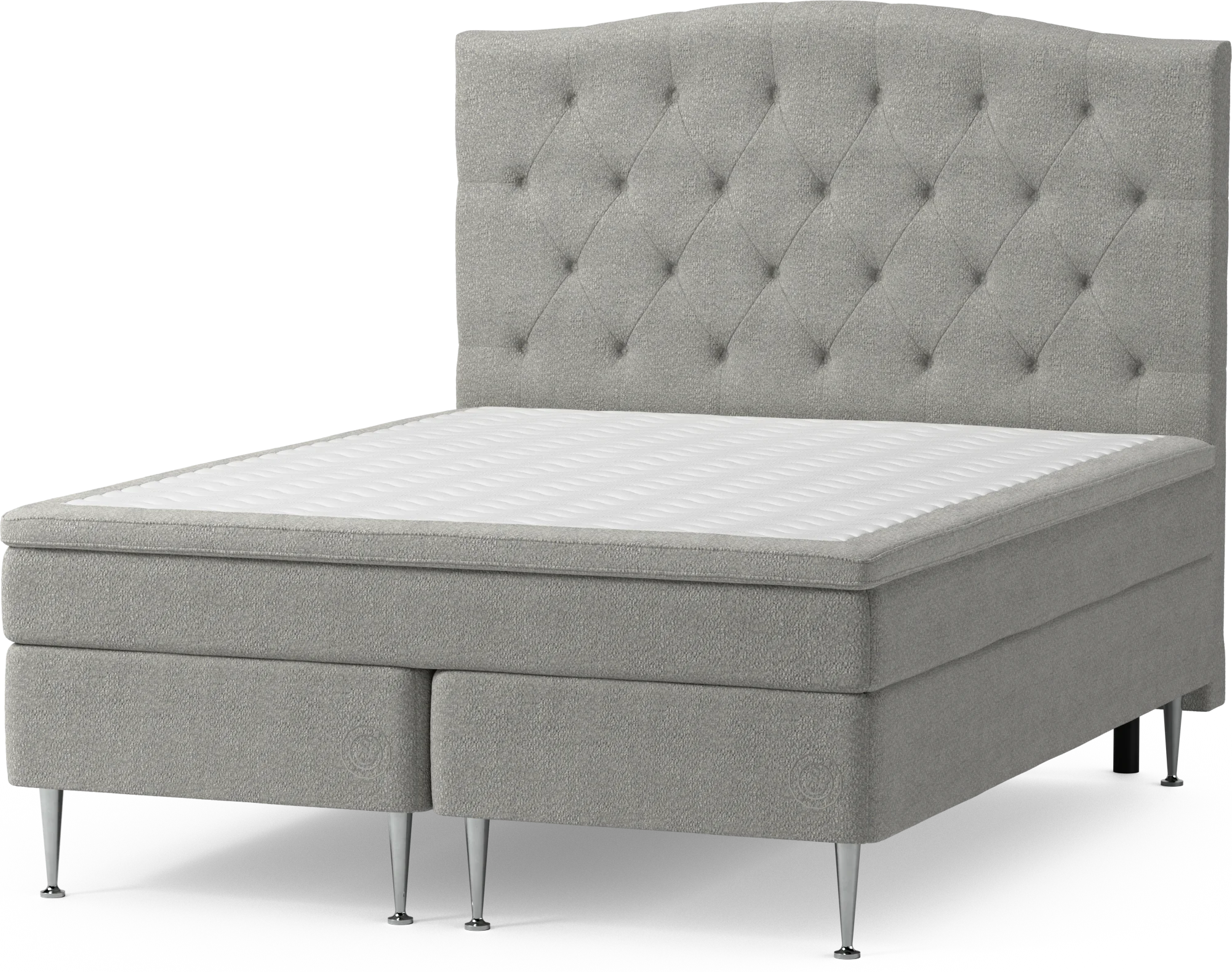 Asperö Comfort Kontinentalsäng, dubbelsäng med bäddmadrass Comfort och sängben 1Cscr