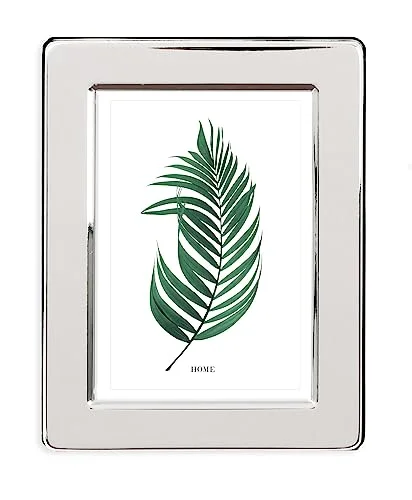 Inov8 Inramning fläckbeständig, silverpläterad bildram smal kantdesign för 15 x 10 cm (6 4 tum) foto 5060938533549