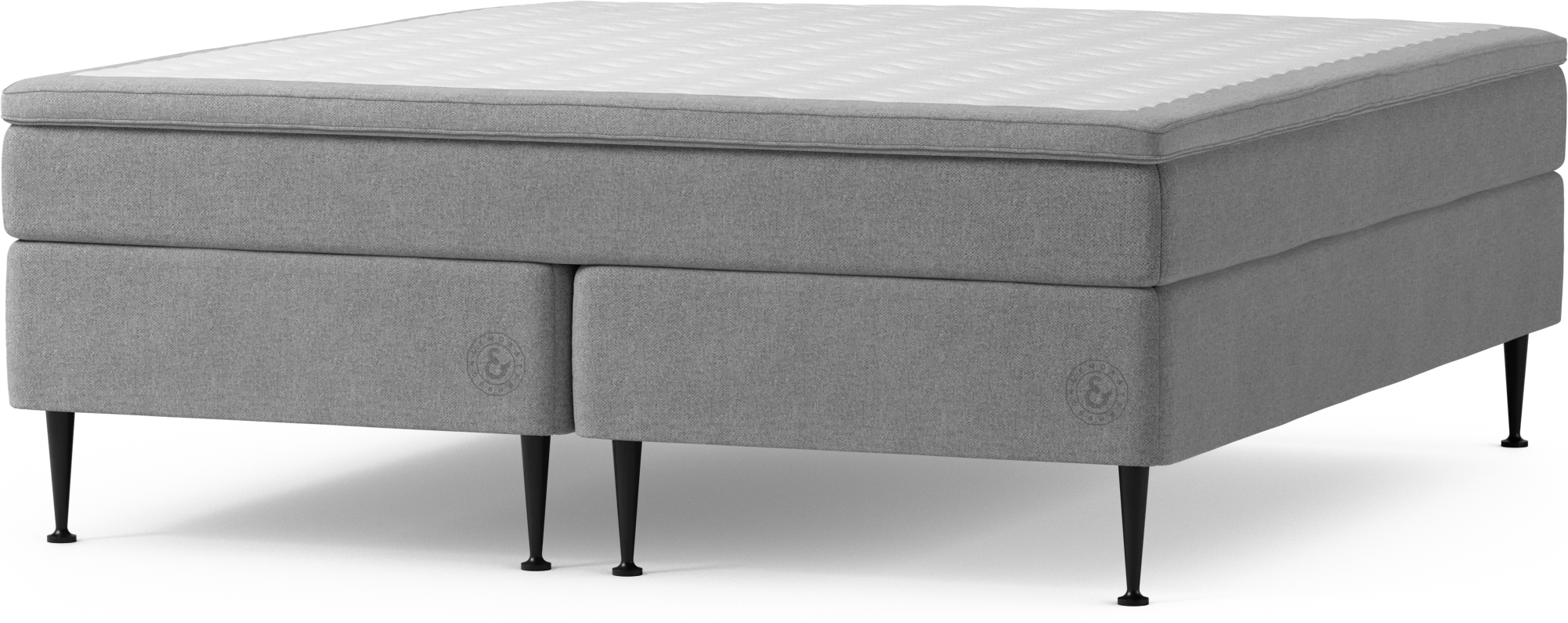 Asperö Comfort Kontinentalsäng, dubbelsäng med bäddmadrass Comfort och sängben wNuRx