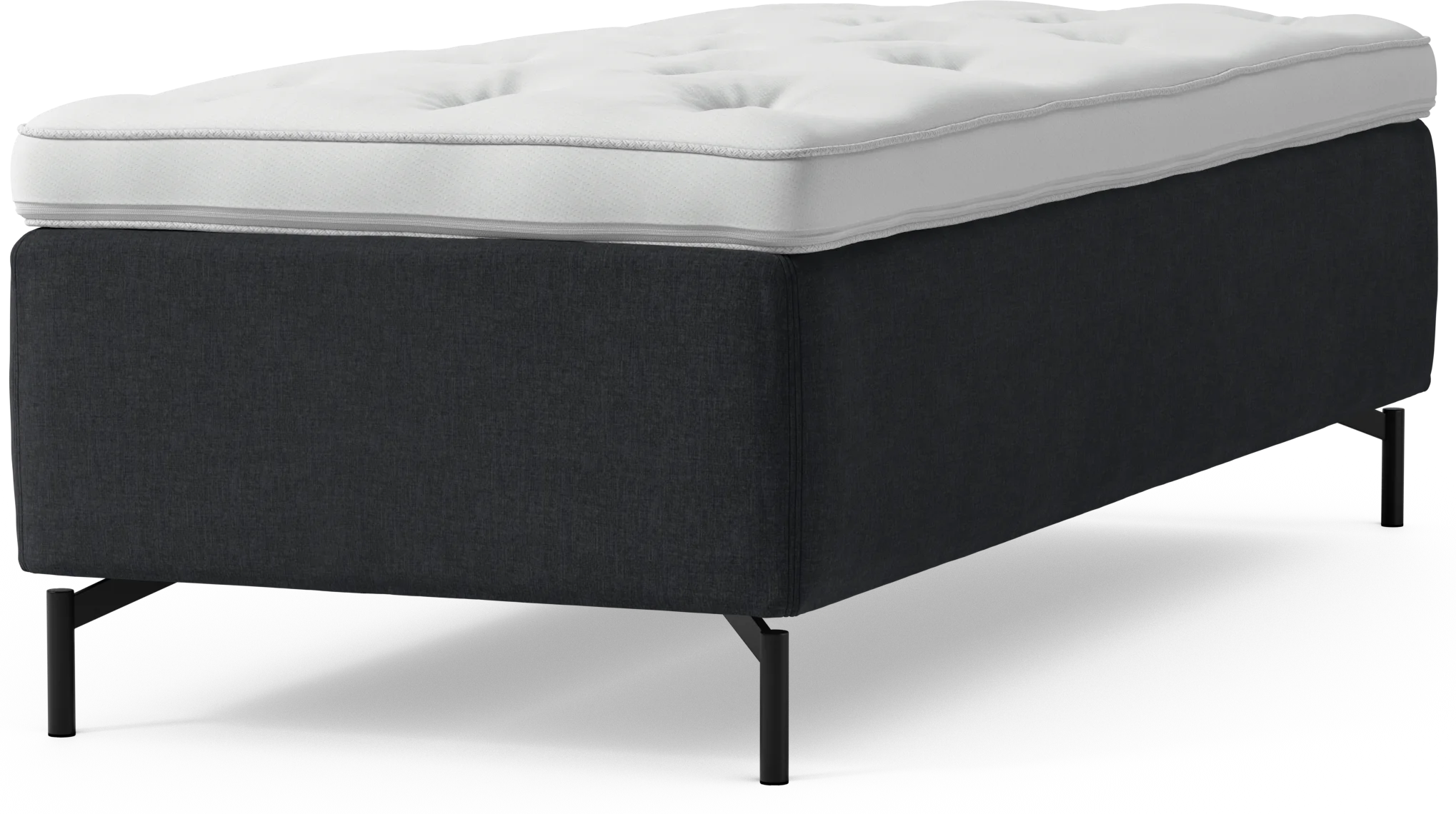Delux Dream Ramsäng, enkelsäng med bäddmadrass och sängben N1dR9