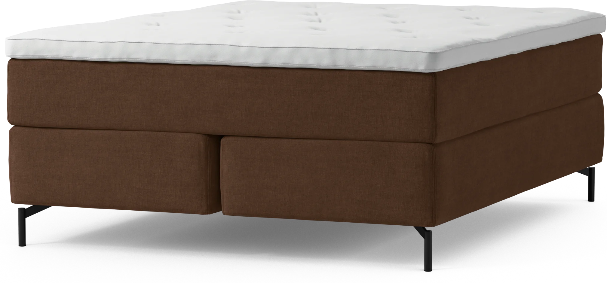 Delux Dream Kontinentalsäng, dubbelsäng med bäddmadrass och sängben zL4hz