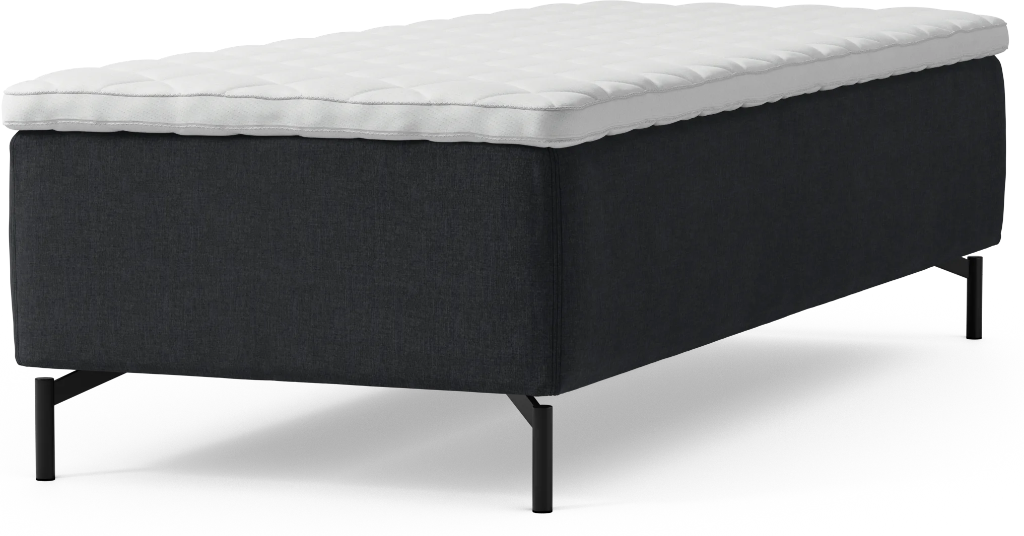 Delux Dream Ramsäng, enkelsäng med bäddmadrass och sängben Lk79e