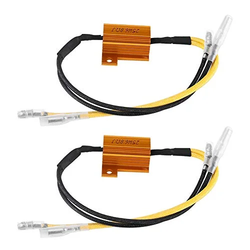 25W 6,8 ΩJ Motorcykel LED Resistor Blinkers Avkodare Aluminium Case Ljus Lastmotstånd Fixed Error Flash Controller 3593539348127