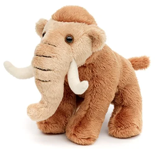 Uni Toys Mammut Plushie 13 cm (längd) plyschelefant, prehistoriskt vilda djur plyschdjur, gosedjur 4028667238709