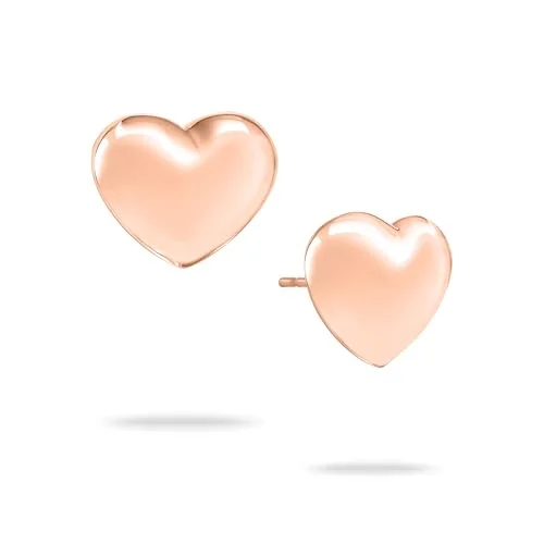 Örhängen i realtid EJ 0038 E 11 IP roséguld, 1,1 cm, Rostfritt stål, Ingen ädelsten 4035608104542