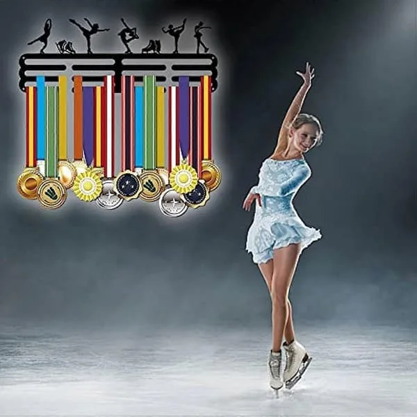 1 set Figuråkningsmedaljvisare Svart Stabil Stålmedaljhållare Över 60 Medaljer Flickor Vägg (FMY) MYY-11220146 1 set Figuråkningsmedaljvisare Svart Stabil Stålmedaljhållare Över 60 Medaljer Flickor Vägg (FMY) MYY-11220146