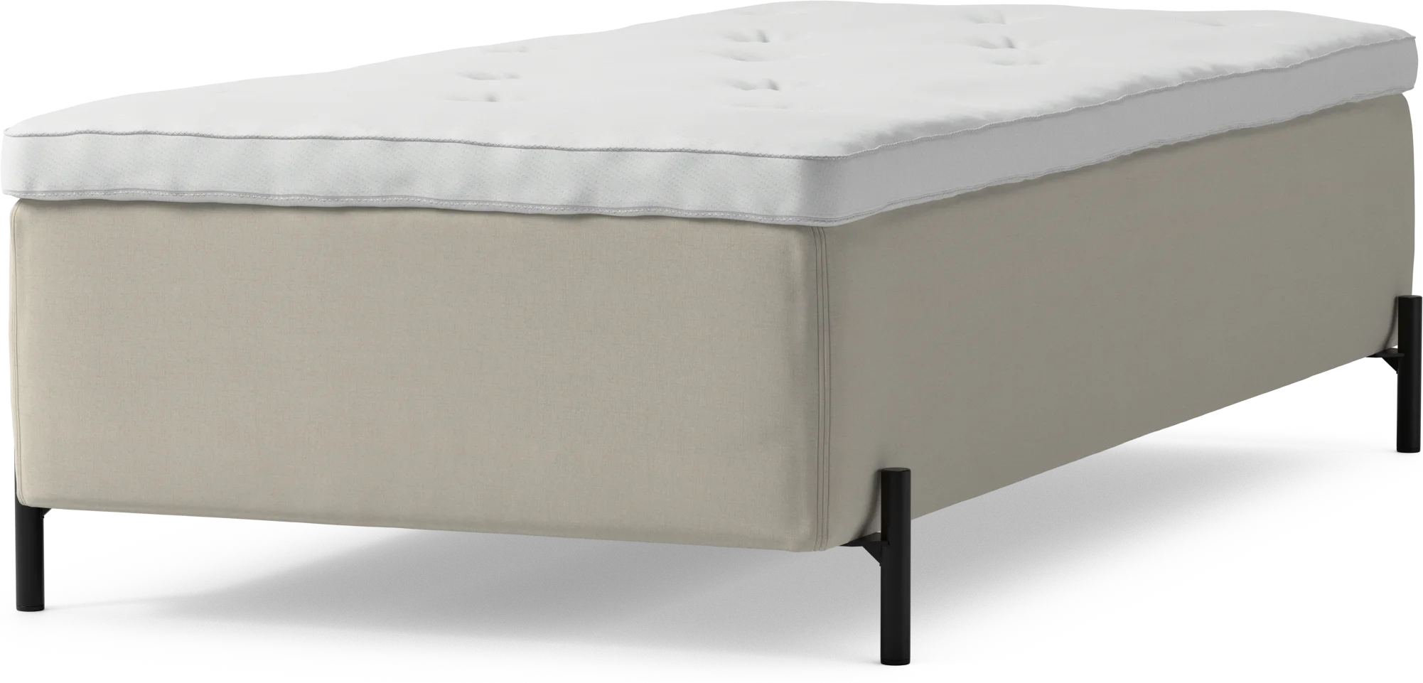 Delux Dream Ramsäng, enkelsäng med bäddmadrass och sängben I1oou