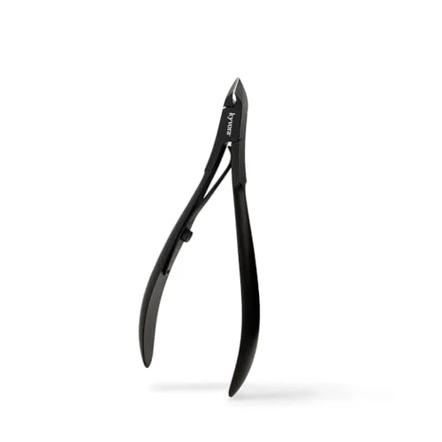 KYVORA professionell nagelbandsklämma, 4 mm blad, för manikyr och pedikyr, begär pincett. Teflonbeläggning exceptionell hygien livslängd, tysk design 5404011702062