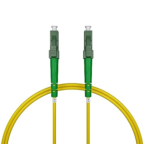 nexinex OS2 fiberkabel LC/APC till (2 m) patchkabel Simplex Singlemode FTTH fiberoptisk LWL kabel LC/LC 4745010488016