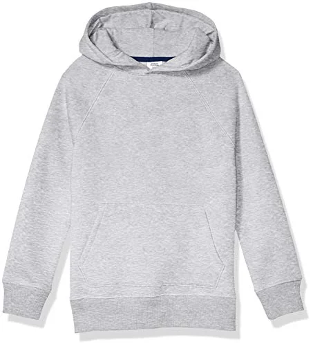 Amazon Essentials fleecetröja huvtröja för pojkar, ljusgrå ljung, Large 194223205783