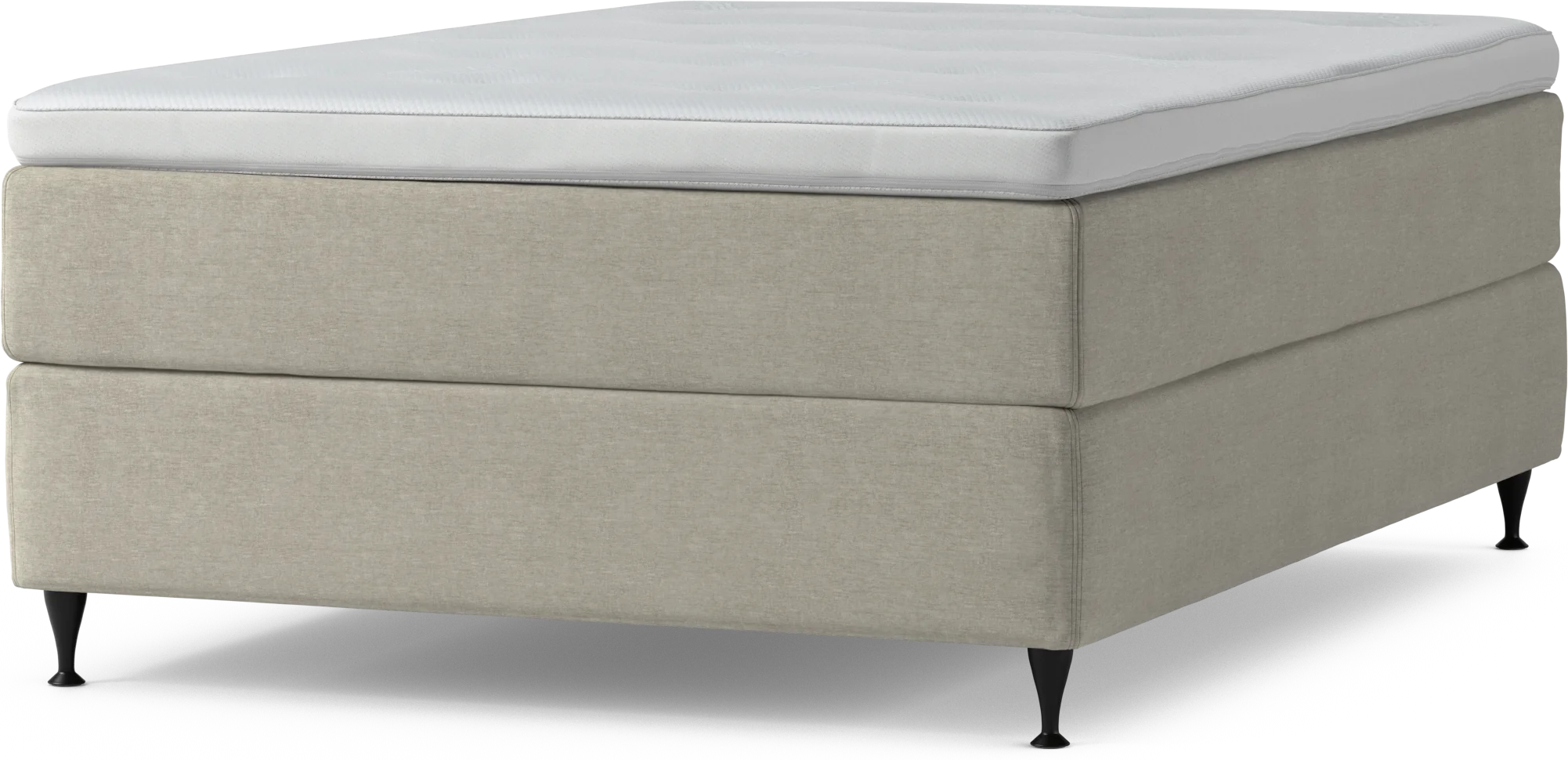 Delux Dream Kontinentalsäng, enkelsäng 140 cm med bäddmadrass och sängben c516z
