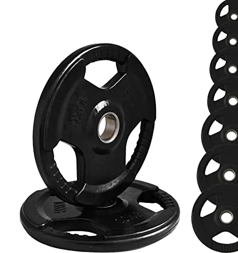 G5 HT SPORT Gummiskivor Gjutjärn Olympian Hål Ø50 mm för Gym E Home 1,25 A 25 kg hantlar och skivstänger (1 x kg) 9509958694848