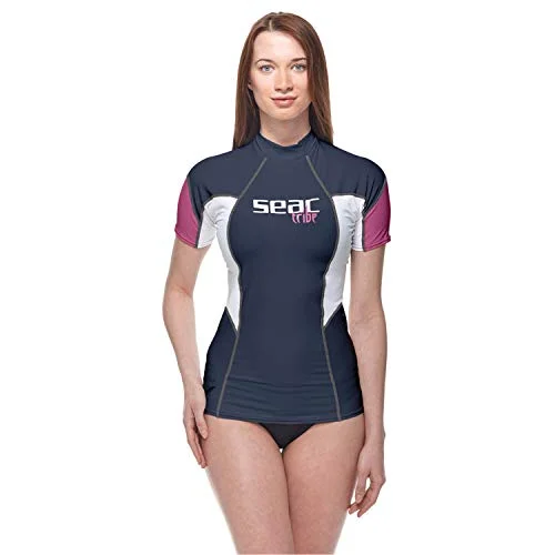 Seac Short Evo kortärmad skyddsdräkt mot utslag för Dam, UV sim och snorkling 8002908392395