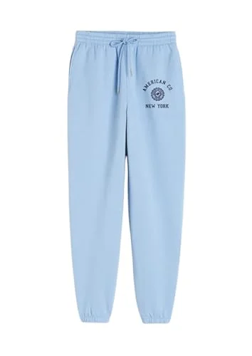 AMERICAN COLLEGE USA Chinos joggingbyxor sport varma kläder blandade män och kvinnor casual modell ACJOGW4 himmelsblå XXL, turkos, XXL 3666052652900