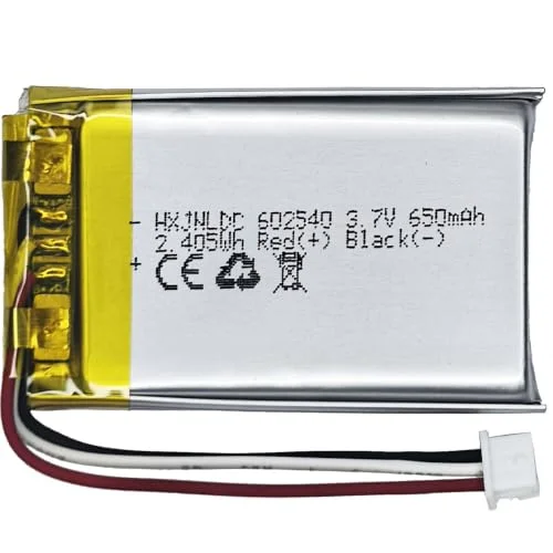 3,7 V 650 mAh AHB622540N01 uppladdningsbart litiumbatteri för Sennheiser Momentum 2.0 HD 4.40 4,50 450 Urbanite XL Byte av trådlösa spelhörlurar Aerox 9 5 mus 754525114642