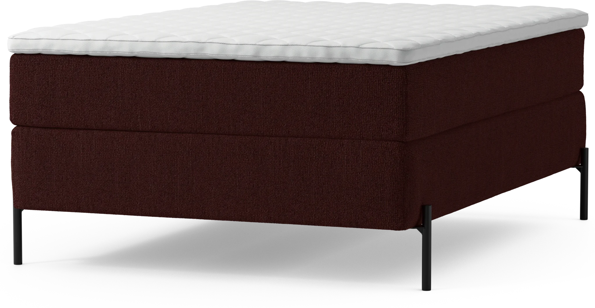 Delux Dream Kontinentalsäng, enkelsäng 140 cm med bäddmadrass och sängben ETcLZ