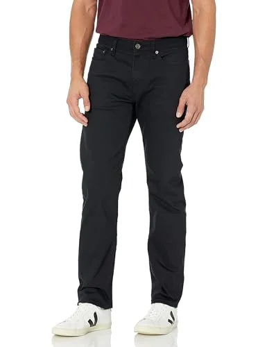 Amazon Essentials mäns rak passform jeans, svart, 38 W/28 L 194223580606