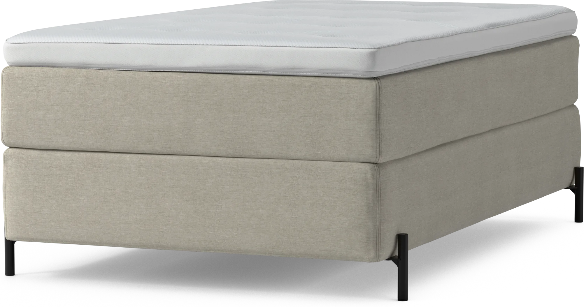 Delux Dream Kontinentalsäng, enkelsäng 120 cm med bäddmadrass och sängben 9UcU8