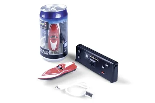 Revell Control 23569 Mini RC Speedboat Röd med exakt 2,4 GHz kontroll, 7,5 cm lång 4009803235691