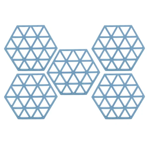 1-pack silikon hexagonunderlägg värmeisolerande tallriksunderlägg för matbord blå hyp00012ly 1-pack silikon hexagonunderlägg värmeisolerande tallriksunderlägg för matbord blå hyp00012ly