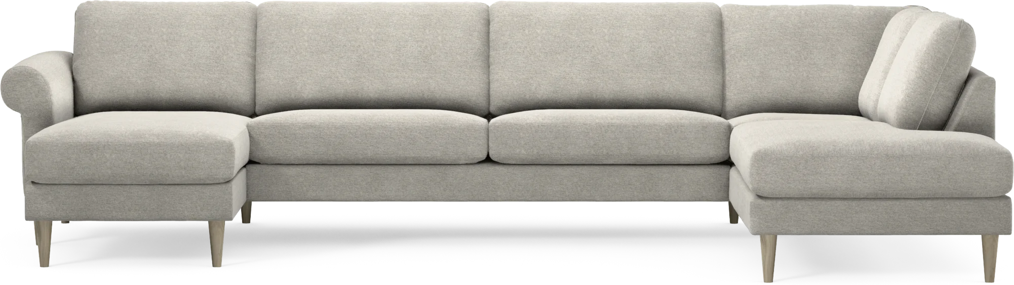 Bridge 3-sits soffa med schäslong vänster och divan höger HbmIG