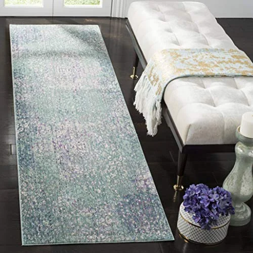 Safavieh matta 62 X 240 cm Blue/Multi 889048306318