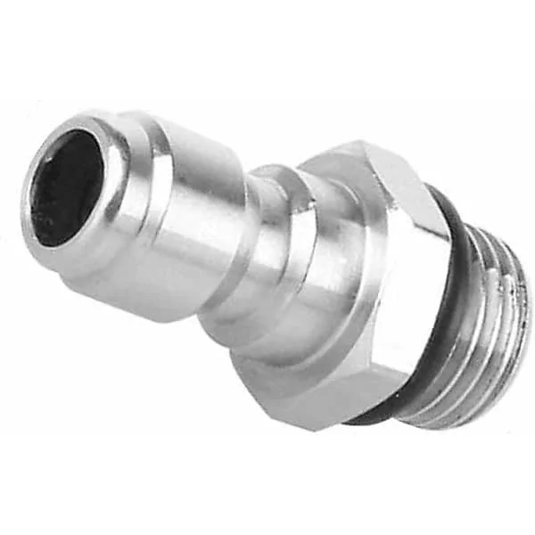 1/4″ snabbkoppling, 14 mm hane till 1/4 tums snabbkopplingsadapter tvålsprej för högtryckstvätt, snöskumslans koppling i rostfritt stål KJ267-1695