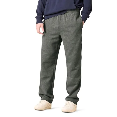 Amazon Essentials fleecetröja för män (finns i stora och långa), ljusgrå ljung, 3X Large Big 196433425043