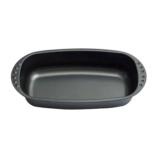 Avilia Non stick brödform bröd hemma mångsidigt köksverktyg form för söta och rejäla preparationer bakplåt 37 x 20 7 cm svart 8058268056705