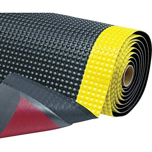 Notrax Mats for Professional Use 782S0035BY Sky topp av linjen anti trötthetsmatta, svart/gul 662641829244