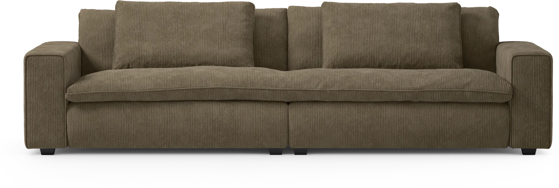 Bellora 4-sits soffa, hel dyna XEWFN