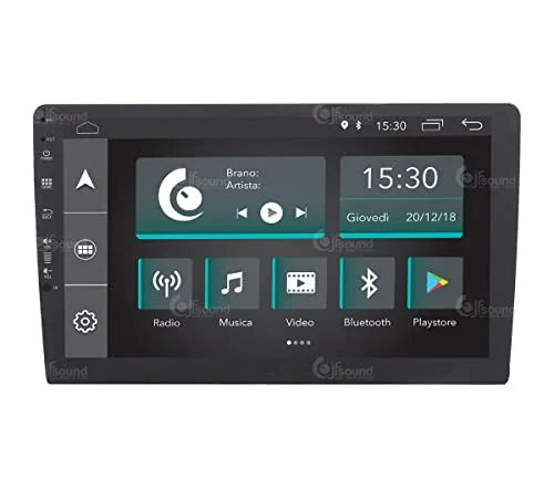 Universell Bilradio 2DIN Android GPS Bluetooth WiFi USB Full HD Touchscreen Display 10" Easyconnect 8059307170727