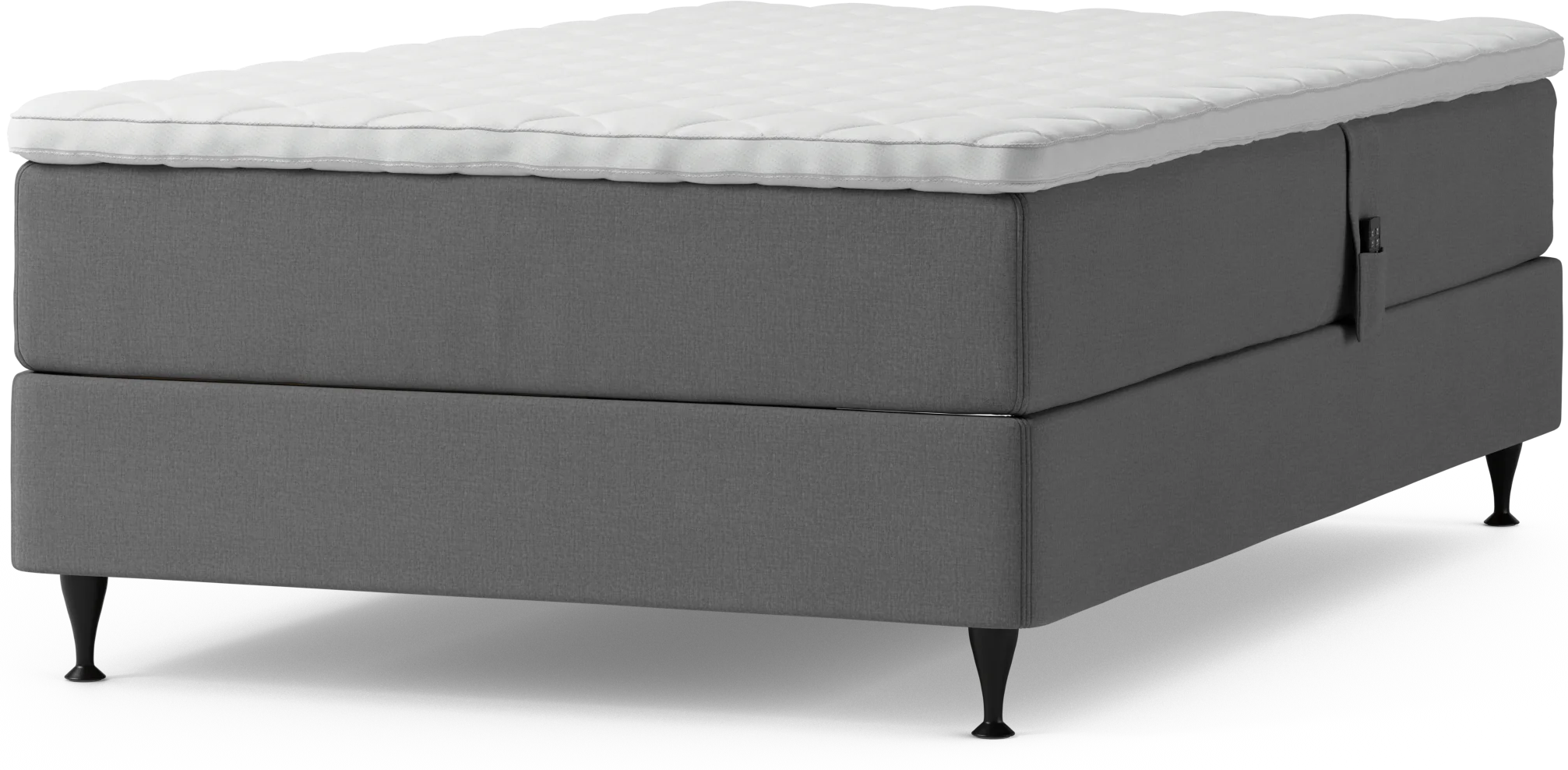 Delux Dream Ställbar säng, enkelsäng med bäddmadrass och sängben W7sR0