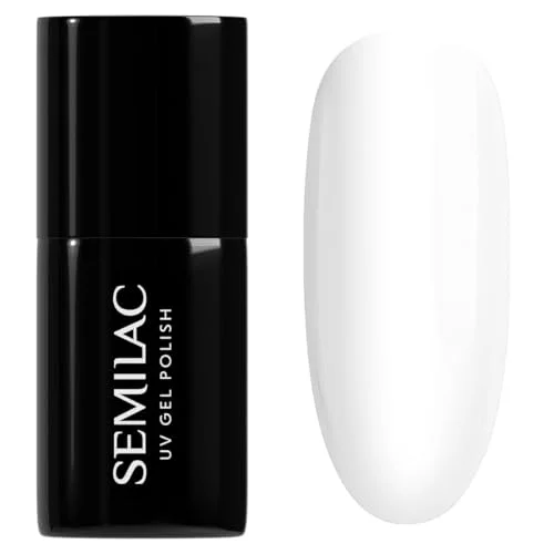 Semilac Semihardi halvpermanent färglöst nagellack, transparent, 7 ml 5901867976185