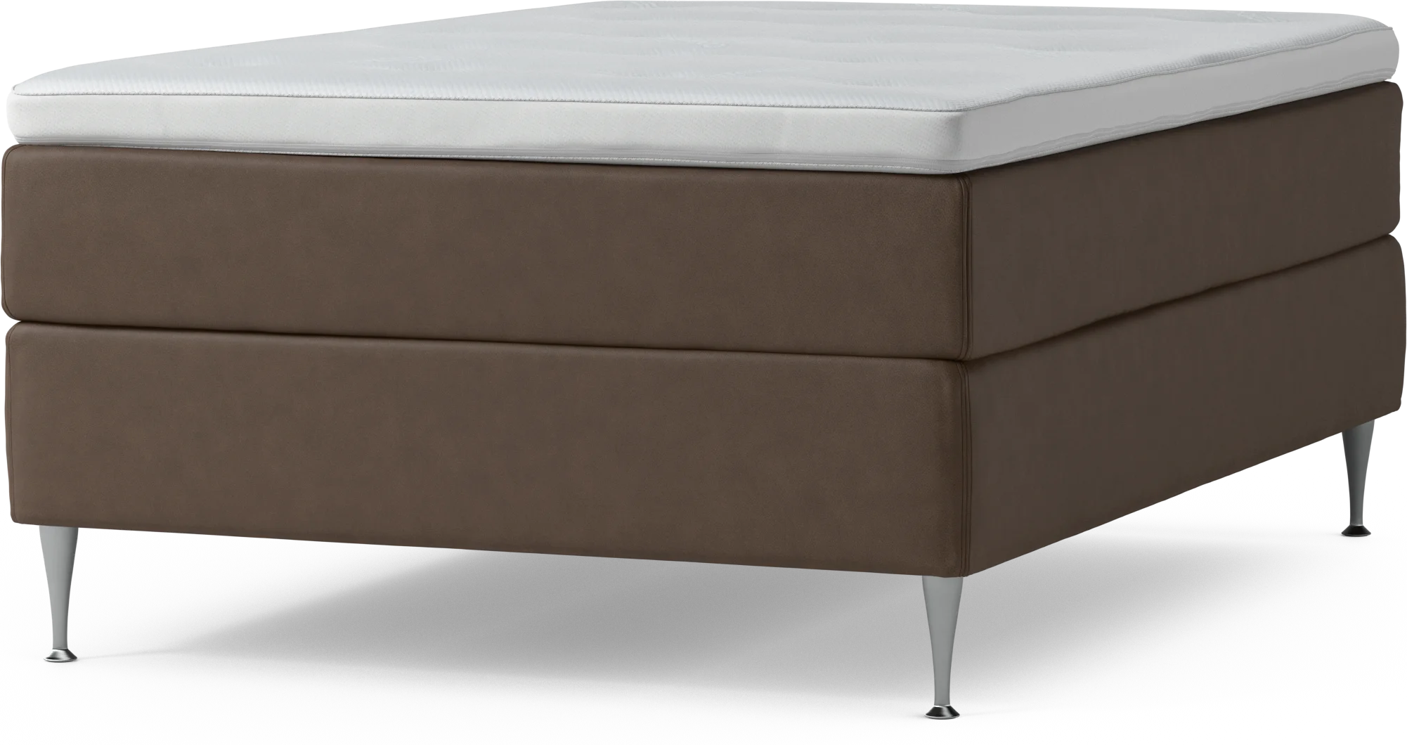 Delux Dream Kontinentalsäng, enkelsäng 140 cm med bäddmadrass och sängben DbnNT