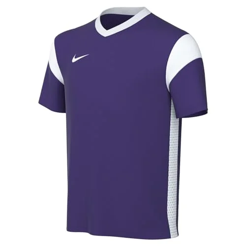 Nike Unisex barn Park Derby Iii kortärmad fotbollströja Skål lila/vit/vit/vit M 194502342833
