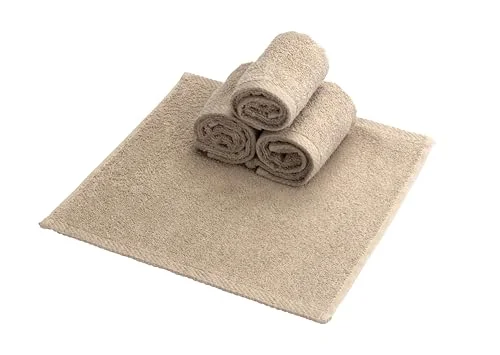 Le vie del Cotone set med fyra tvättställ i ren bomull 8057013284806