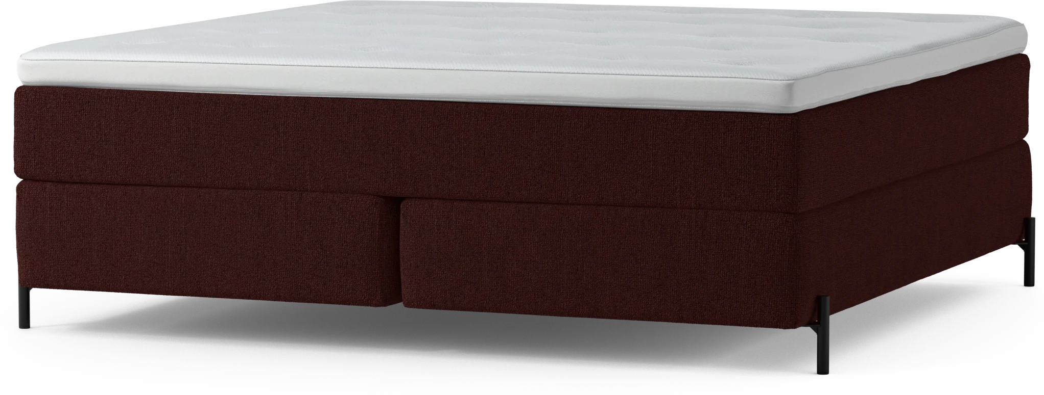 Delux Dream Kontinentalsäng, dubbelsäng med bäddmadrass och sängben raxY4