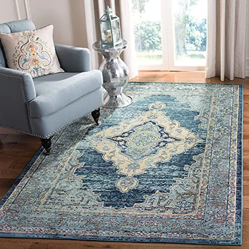Safavieh vintage_area_matta 90 X 150 cm Blue/Yellow 889048418486