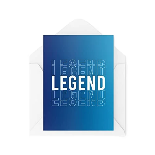 Legendkort Födelsedagskort För honom henne vänner bästa vän nyhet skämt kollega färgglad examen väl gjort CBH585 7435611995972
