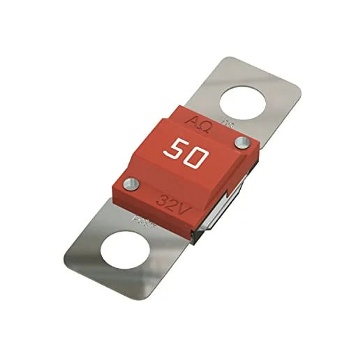 AUPROTEC Midi högspänningssäkring skruvsäkring 40100 A, urval: 50 ampere röd, 3 stycken 753447666956