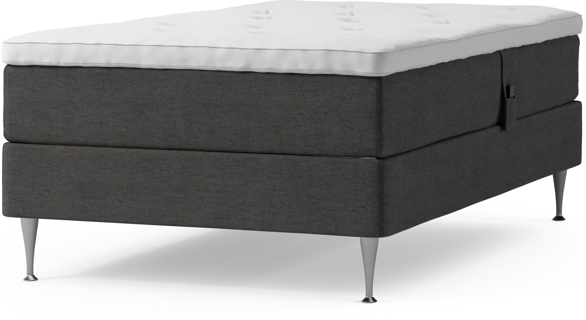 Delux Dream Ställbar säng, enkelsäng med bäddmadrass och sängben 3r93G