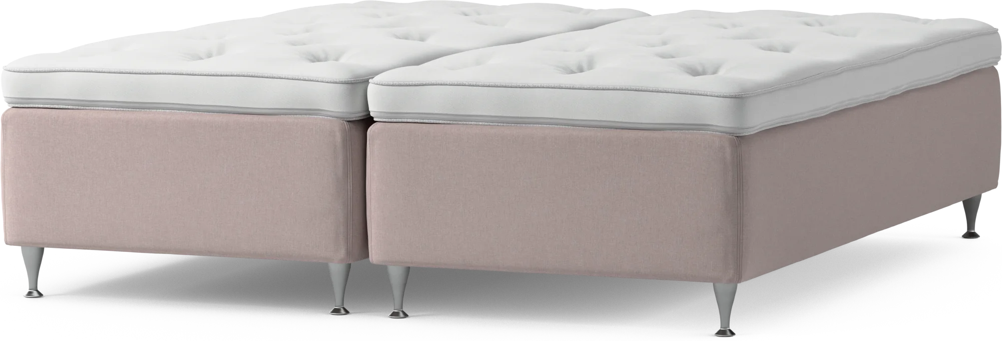 Delux Dream Ramsäng, dubbelsäng med bäddmadrass och sängben Y5CKX
