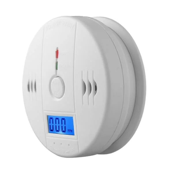 1/2-PACK Rökdetektor och kolmonoxidvarnare med LCD-display, 100% ny 1 Fy09-FrC-12930
