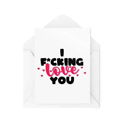 I Love You kort söta till din partner alla hjärtans dag för pojkvän och flickvän makekort CBH1678 7863234815238