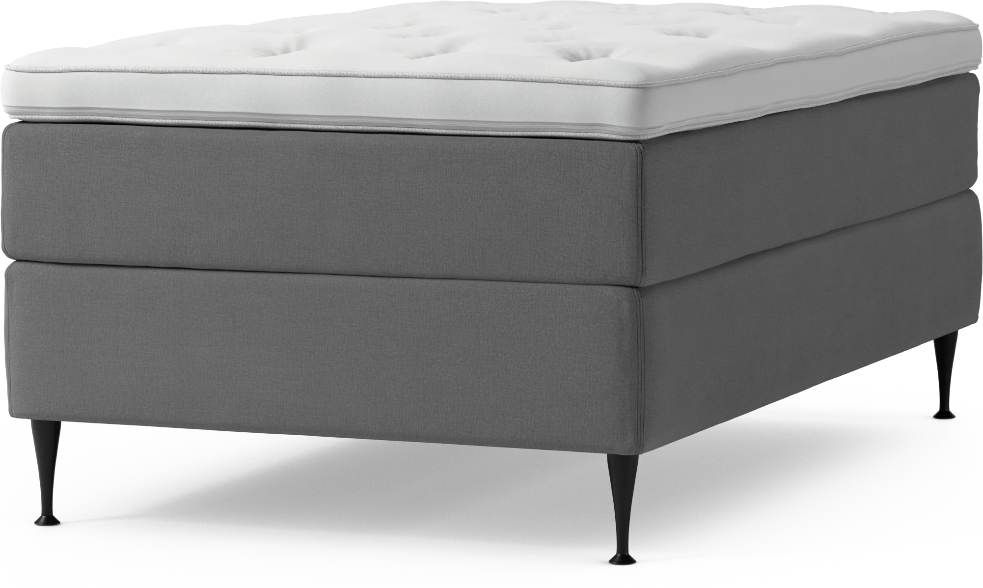 Delux Dream Kontinentalsäng, enkelsäng 120 cm med bäddmadrass och sängben FrEm8