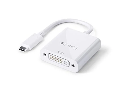 PureLink IS190 USB C till DVI adapter 1080p iSerie 0,10 m, vit 4251364709368