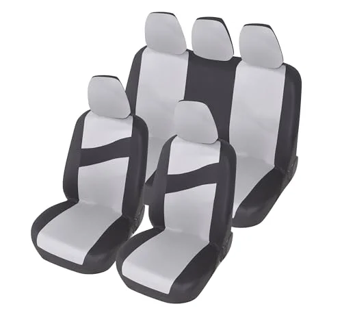 Auto Accessori Lupex Universella bilstolsöverdrag LS08 Grå Fram och bakset Polyester Ingen Sv 8053614299836